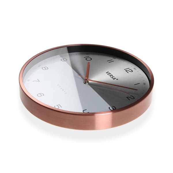 Väggklocka Versa Metall
