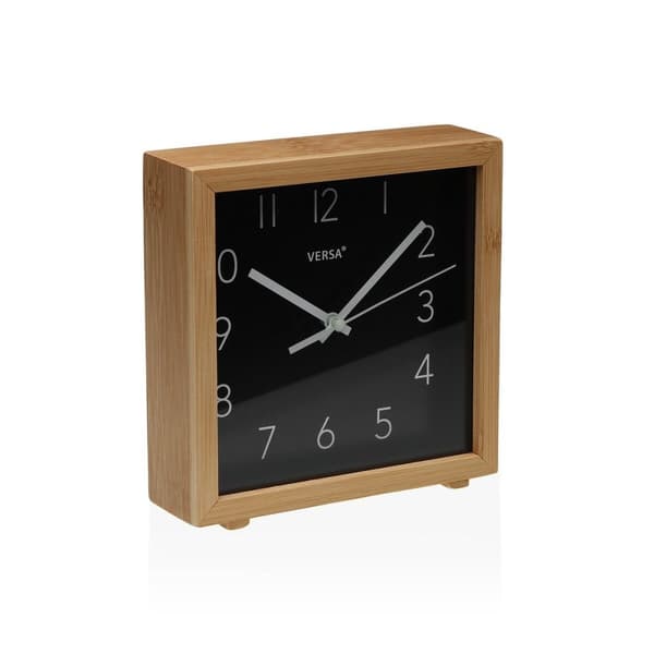 Asztali óra Versa Svart Minimalistisk