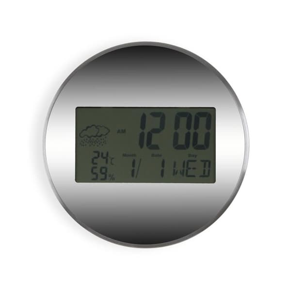 Väggklocka Versa Plast Minimalistisk 4,1 x 30 x 30 cm