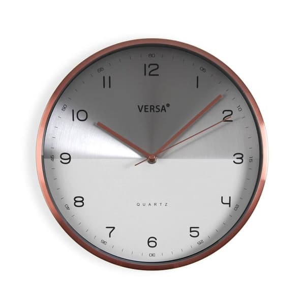 Väggklocka Versa Metall