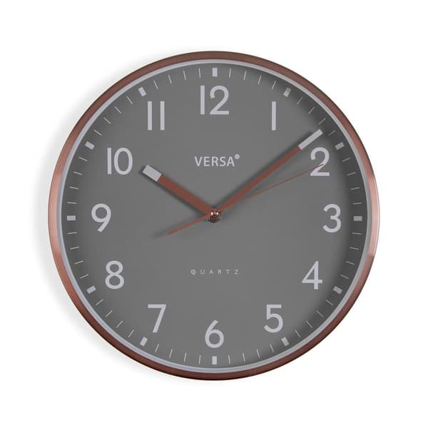 Väggklocka Versa Metall