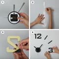 Miniatyrbillede 3 af 4: Vægur Versa Sort Plastik