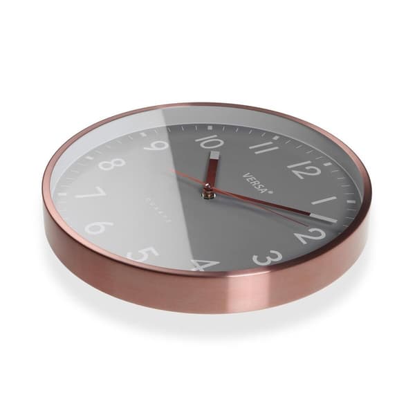 Väggklocka Versa Metall