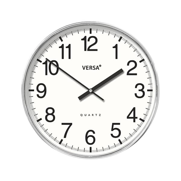 Vægur Versa Hvid Plastik 4 x 30 x 30 cm