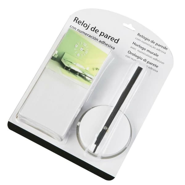 Vægur Versa Hvid Plastik