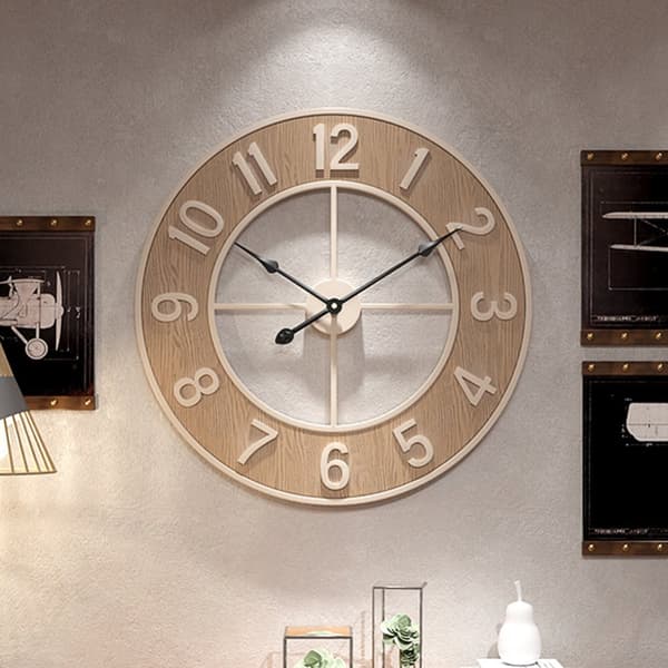 Vægur, Cirkulært Design, Stille Drift