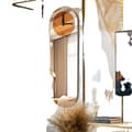 Miniatyrbild 1 av 2: Väggklocka, Långt Avlångt Design, Batteridriven,12 tum, Silver