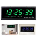 Miniatyrbild 3 av 4: Väggklocka, LED-multifunktionell display, temperaturindikator
