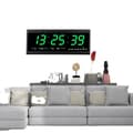 Miniatyrbild 1 av 4: Väggklocka, LED-multifunktionell display, temperaturindikator