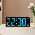 Miniatyrbillede 10 af 10: LED-ur Digitalt vækkeur Stort display Dato Temperatur vækkeur - Hvidt / Lyserød lys