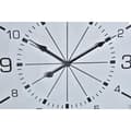 Miniatyrbild 3 av 3: Väggklocka DKD Home Decor Glas Gyllene Metall Vit Kompass (60 x 3 x 60 cm)