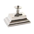 Miniatyrbild 4 av 4: Asztali óra DKD Home Decor 23 x 8 x 30 cm Silvrig Aluminium