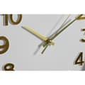 Miniatyrbild 3 av 4: Väggklocka Home ESPRIT Vit Gyllene PVC 30 x 4 x 30 cm (2 antal)