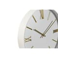 Miniatyrbild 2 av 4: Väggklocka Home ESPRIT Vit Gyllene PVC 30 x 4 x 30 cm (2 antal)