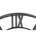 Miniatyrbild 4 av 5: Väggklocka Home ESPRIT Svart Naturell Metall Rattan 100 x 9 x 100 cm