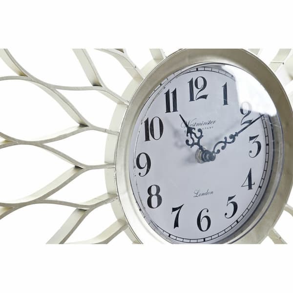 Ur DKD Home Decor Sølv Champagne polypropylen Spejl (5 pcs) (2 pcs)