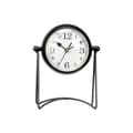 Miniatyrbillede 2 af 3: Namizna ura Sort Metal 15,5 x 20 x 11 cm (4 enheder)