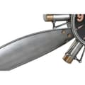 Miniatyrbillede 2 af 4: Vægur Home ESPRIT Gylden Sølvfarvet Metal Skruelinje Vintage 121 x 7 x 106 cm