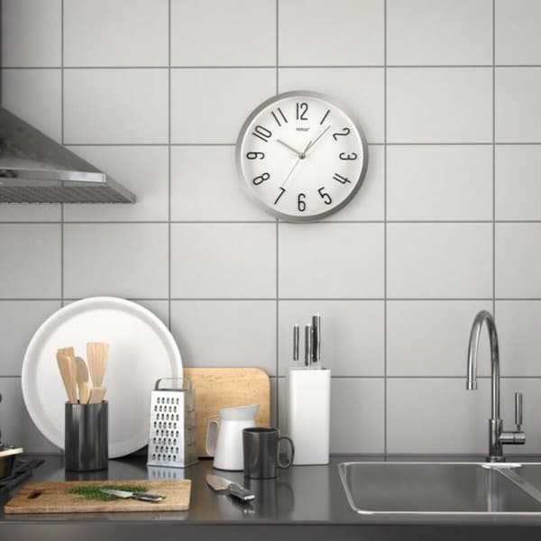 Väggklocka Versa M292451 Plast Fusion 4,6 x 30 x 30 cm