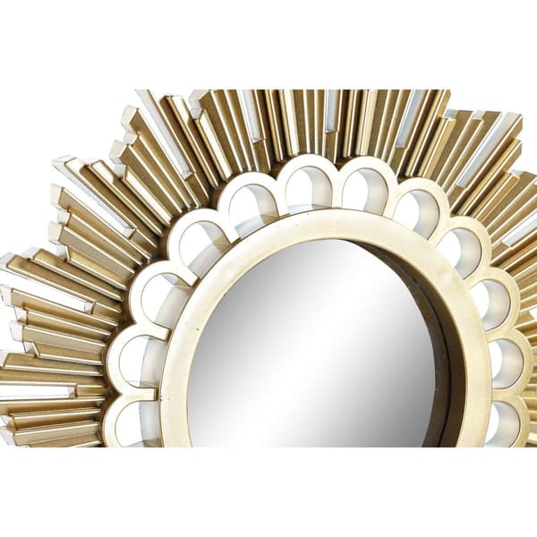 Väggklocka DKD Home Decor Speglar PP (25 x 2,5 x 25 cm) (2 antal)