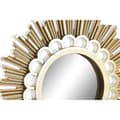 Pikkukuva 2 / 3: Seinäkello DKD Home Decor Peili PP (25 x 2,5 x 25 cm) (2 osaa)