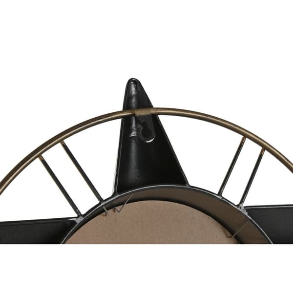 Vægur Home ESPRIT Gylden Sølvfarvet Metal Fly Vintage 77,5 x 15 x 46 cm