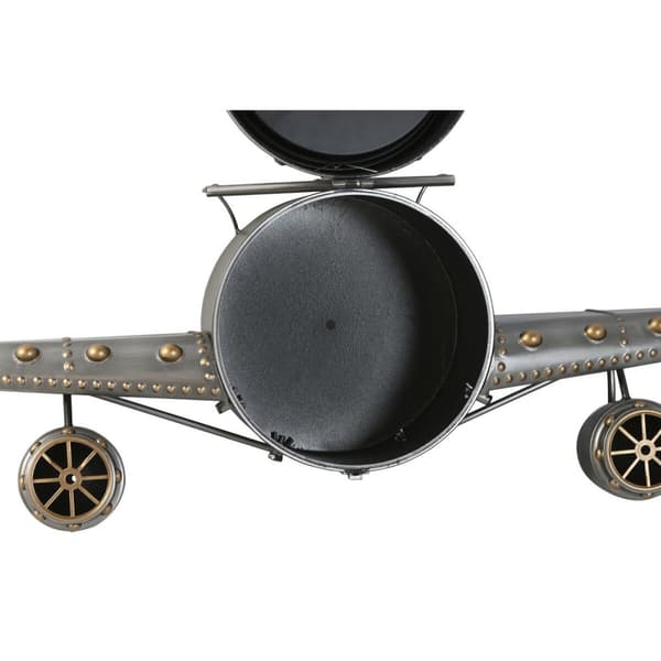 Vægur Home ESPRIT Gylden Sølvfarvet Metal Fly Vintage 143 x 20 x 46 cm