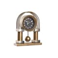 Miniatyrbillede 1 af 3: Namizna ura DKD Home Decor 25 x 8 x 31 cm Krystal Sort Gylden Jern Traditionel