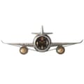 Miniatyrbillede 1 af 4: Vægur Home ESPRIT Gylden Sølvfarvet Metal Fly Vintage 114 x 11 x 40 cm
