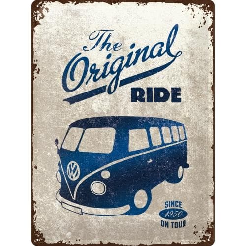 Metallskylt 30×40 cm Volkswagen - The Original Ride