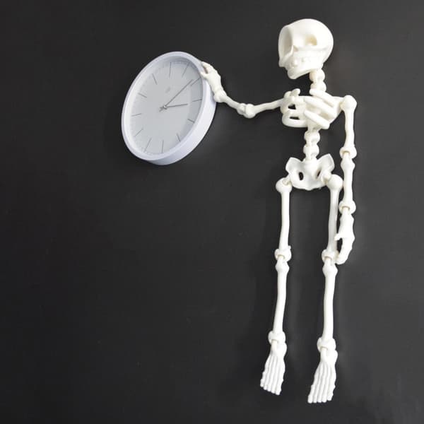 Flexibel dans/vägghängbar gör-det-själv skelettdekoration 76cm