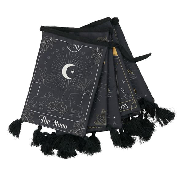 Something Different Fortune Teller Fabric Bunting Black One Size