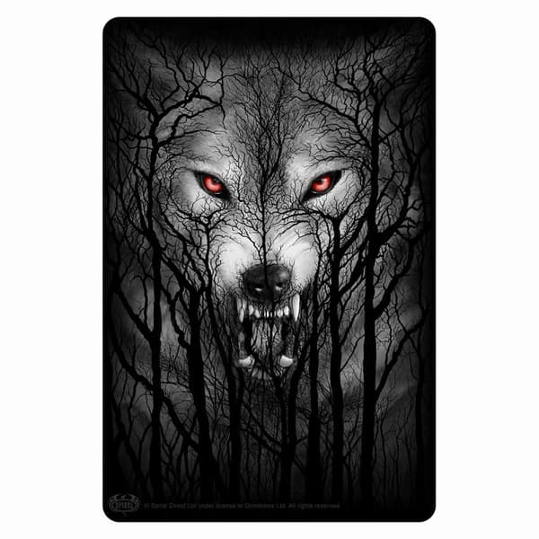 Spiral Direct Forest Wolf Metal Card