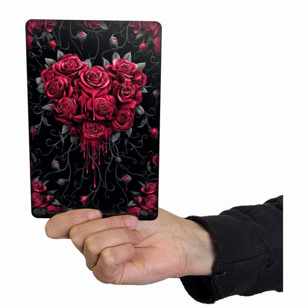 Spiral Direct Bleeding Heart Metal Card
