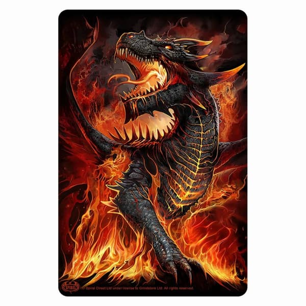 Spiral Direct Draconis metallkort Black/Orange One Size