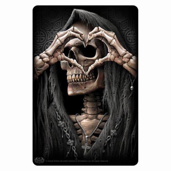 Spiral Direct Dark Love Metal Card