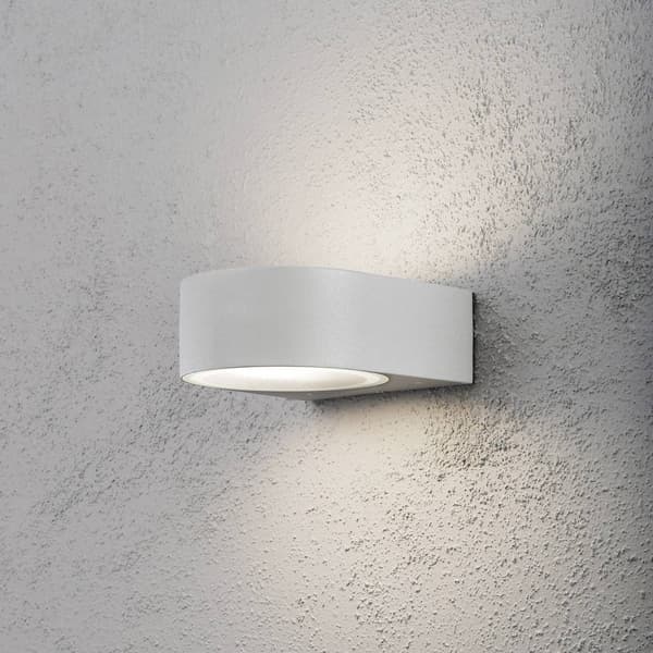 Konstsmide Teramo 7510-300 Utomhusväggbelysning Lågenergilampa, LED E27 40 W Grå