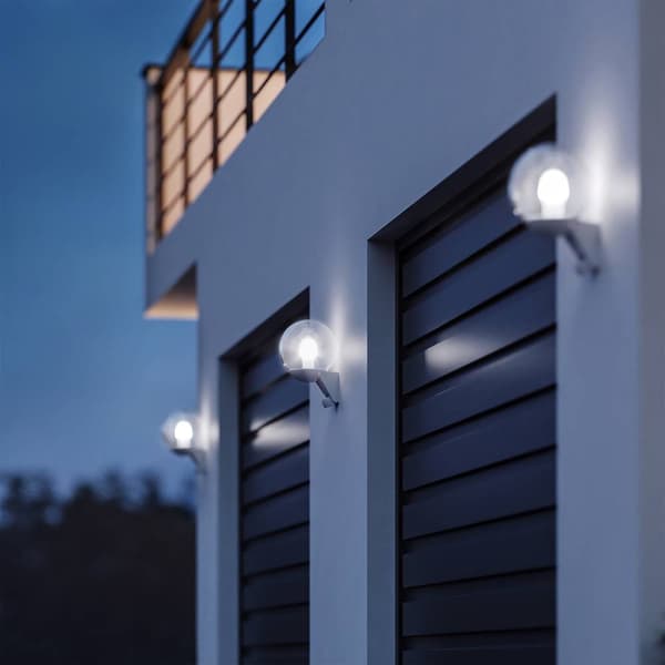Steinel L 585 S 005535 Utomhusväggbelysning med rörelsedetektor Lågenergilampa, LED E27 60 W Svart
