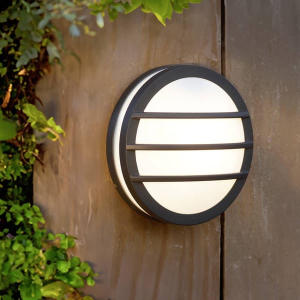 ECO-Light Seine 3361 gr Utomhusväggbelysning Lågenergilampa, LED E27 23 W Antracit