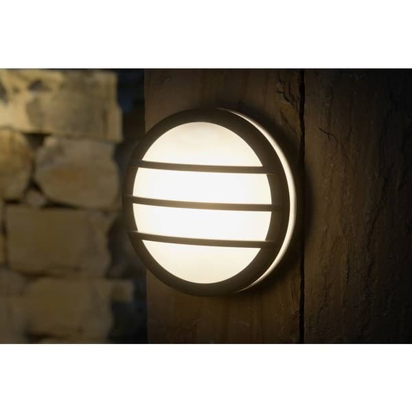 ECO-Light Seine 3361 gr Utomhusväggbelysning Lågenergilampa, LED E27 23 W Antracit