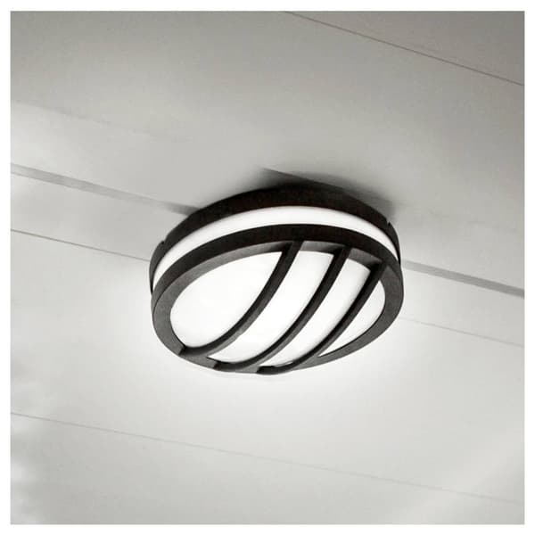 ECO-Light Seine 3361 gr Utomhusväggbelysning Lågenergilampa, LED E27 23 W Antracit