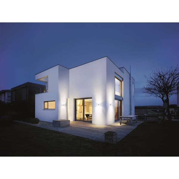 Steinel L 910 S 576202 LED-utomhusväggbelysning med rörelsedetektor LED LED fast installerad 9.8 W Antracit