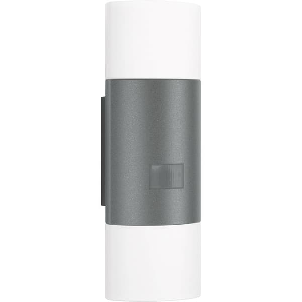 Steinel L 910 S 576202 LED-utomhusväggbelysning med rörelsedetektor LED LED fast installerad 9.8 W Antracit Antracit, Vit