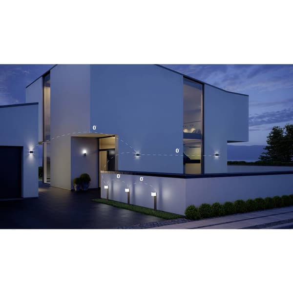 Steinel L 835 SC 055516 LED-utomhusväggbelysning med rörelsedetektor LED LED fast installerad 9.1 W Antracit