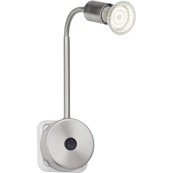 Brilliant Loona LED-sockellampa LED GU10 3 W Rostfritt stål
