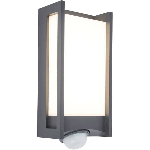 Lutec QUBO 5193002118 LED-utomhusväggbelysning Antracit Grå