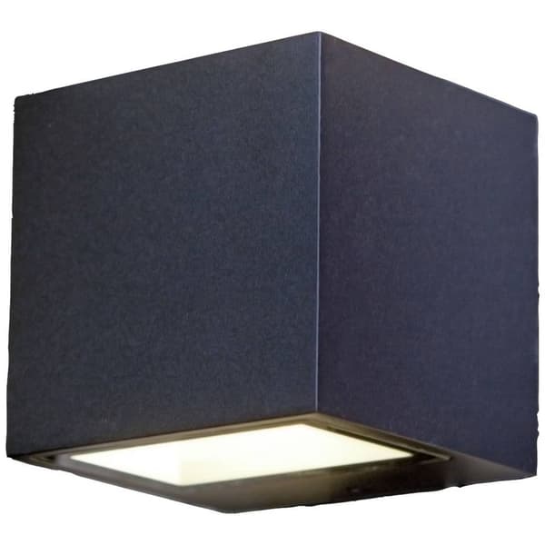 Lutec GEMINI 5189114118 LED-utomhusväggbelysning Antracit