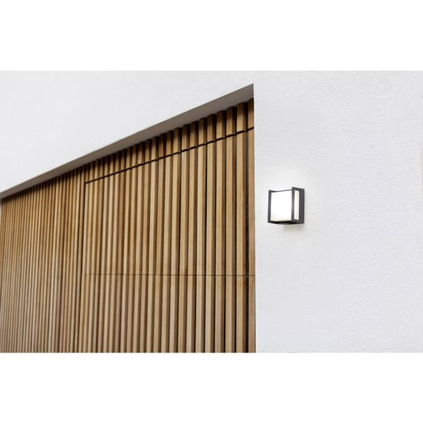 Lutec QUBO 5195401118 LED-utomhusväggbelysning Antracit