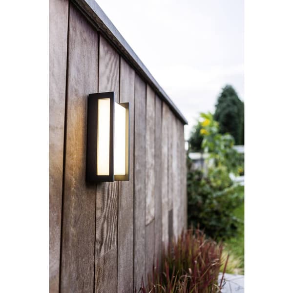 Lutec Qubo 5193001118 LED-utomhusväggbelysning LED LED fast installerad 18 W Antracit