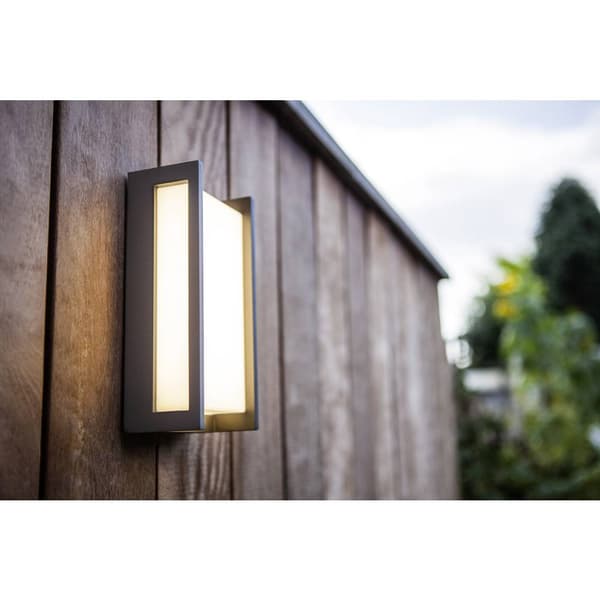 Lutec Qubo 5193001118 LED-utomhusväggbelysning LED LED fast installerad 18 W Antracit